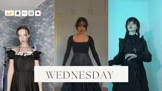 Wednesday Addams dancing Tiktok Compilation