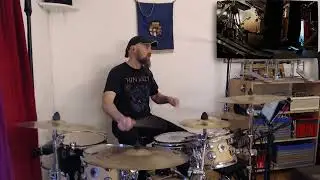 Eye of the tiger - Survivor (Doublebass - drumplaythrough)