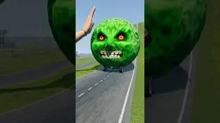 Big & Small Cars vs Giant Hand Slap - BeamNG.drive