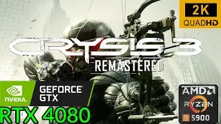 Crysis 3 Remastered | RTX 4080 | Ryzen 9 5900X | Native 1440p | Max Settings | RT Very High