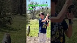 Fishing at my church pond!#plslikesubscribe#fishinglife#fish#ponds#bassfishing#bass