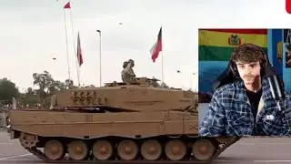 Spanish military reacts to Chilean tanks