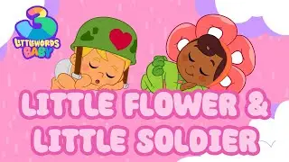 Little Flower Little Soldier (Pink Noise) - 3 Little Words Baby | Womb Sounds and Melody For Babies