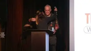 Bill McKibben Speaking at the Red Barn in Winthrop