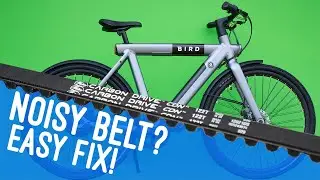 How to Fix a Noisy Carbon Drive Belt on your New Bird E-bike