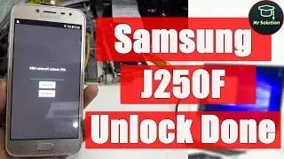 Samsung J250F Network Unlock Code Read By SamKEY | How to Unlock Samsung J250F Network Unlock Code