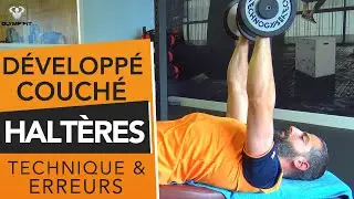 Comment faire D&eacute;velopp&eacute; Couch&eacute; Halt&egrave;res (bonne technique placement erreurs musculation pectoraux)