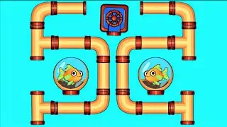 Save The Fish 🐠 | Last-Second Pin Pull! 😱 Pull The Pin Puzzle Challenge | Mobile Game