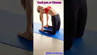 🧘&zwj;♀️Yoga & Fitness: Asana Camel Pose, Ustrasana for Flexibility, Strength & Wellness Hatha Subscribe