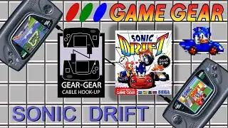 Sonic Drift (Game Gear, 1994) 2-player mode, Enable The Link Cable #LinkItUp #GameGear #GearToGear