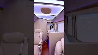 Luxury VIP bus, private custom-made electric bed and bathroom#car #supercars #luxurycars