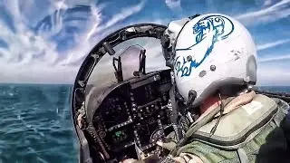 Jet Launch From USS Theodore Roosevelt • Cockpit View