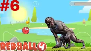 Red Ball 4 Level 6 Gameplay | New Traps & Tough Challenges! 🔴🔥
