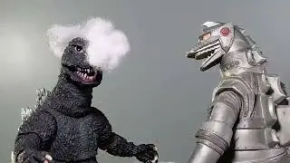 Mechagodzilla Fighting King Ceasar and Godzilla || Short Test Animation Without VFX