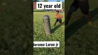 12 year old Jerome larue jr is next up. #shorts #fyp #nike #nfl #football #rivals #hardwork #sports