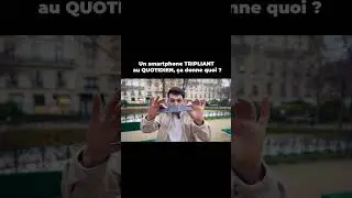 J&rsquo;utilise un smartphone triplant pendant 2 jours&hellip; verdict  #smartphone  #tripliant  #huawei  #shorts