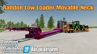 Модификация Randon Low Loader Movable Neck / FS22 для всех платформ