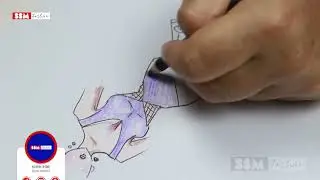 Layered Ruffle Dress Sketch Tutorial  SSM Fashion