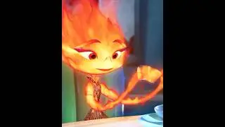 #movie #film 🔥 WATER SEES FIRE MAKE GLASS FOR THE FIRST TIME! - Elemental Movie Clip