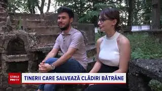 Ştefania şi Radu, tinerii care salvează monumentele din Băile Govora