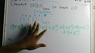 Question 50 solved - Convert to base ten (10)