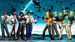 [KOF Mugen] Kyo Kusanagi Team vs Benimaru Nikaido Team
