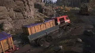 SnowRunner | Almaty Region (Season 13) | Part 822 | Co-Op Gameplay PC