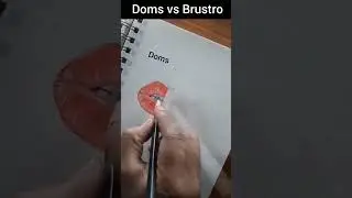 Doms vs brustro colour pencil // pencil colour drawing //  #shorts