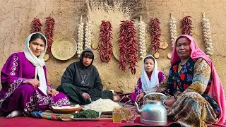 The Most Soulful Lunch! Cooking Organic Spinach & Rice in the Mountains of Bamyan