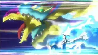 Beyblade Burst Sparking episode 46 - Aiger and Ranjiro VS Drum and Lui - no music