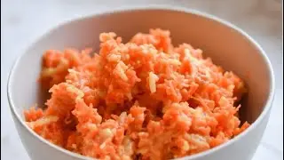 🍎 Осенний салат с яблоком и морковью