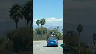 Еду по бульвару Санта Моника, Лос Анджелес. Driving through Santa Monica Blvd, California #shorts