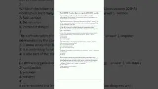 NAB CORE Practice Exam complete 20252026 update9