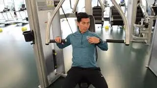 Chest Press machine demo/tutorial