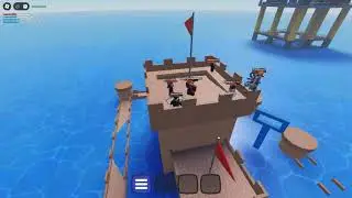 я играю игру про сунями (Survive the Wave)