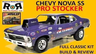 Chevy Nova SS Pro Stock Car 1-25 Scale AMT 1142M