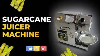 🥤 Fresh, Healthy & Hygienic Sugarcane Juicer Machine  | 1 HP Compact Sugarcane Juicer