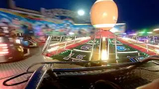 Jamie Clark's Superbowl (ARM UK) at night time onride