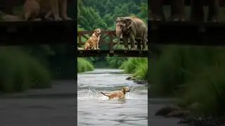 The Brave Rescue &ndash; A Mother&rsquo;s Love and an Elephant&rsquo;s &rdquo;#ElephantRescue #DogAndPuppy #EmotionalStory
