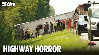 Multiple people dead including child after Niagara Falls tour bus crashes