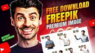 How to download Freepik premium files Free without watermark#freeimages