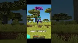 Boys VS Girls when the saw the Mimicer in MINECRAFT