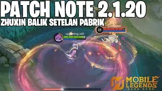 BADANG NERF, FARAMIS BUFF, FLORYN NERF, CHIP BUFF - PATCH NOTE 2.1.20 MOBILE LEGENDS