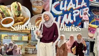 Short Saturday Diaries | Sisters day out | Bagel, Coffee, Matcha date 🍵🎞️🎈🥯