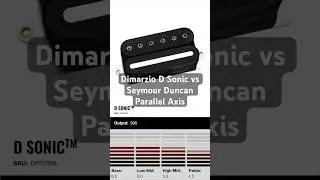 Dimarzio D Sonic vs Seymour Duncan Parallel Axis Original