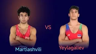 NIJAT YEYLAGALIYEV (AZE) - LUKA MARTIASHVILI (GEO) U17 WORLD CHAMPIONSHIP, GR 80KG,