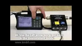 Basic Measurements using Bird's Wideband Power Sensor