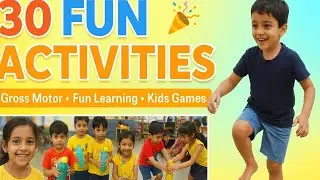 30 Fun Gross & Fine Motor Skills Activities for Kids| Preschool Learning Made Easy #yt #viral #video
