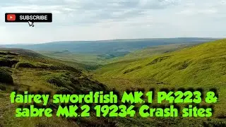 fairey swordfish MK 1 p4223 & sabre MK 2 19234 crash sites