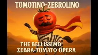 Pixar-Style Italian Brainrot  Tomotino-Zebrolino 🍅🦓 | The Bellissimo Zebra-Tomato Opera